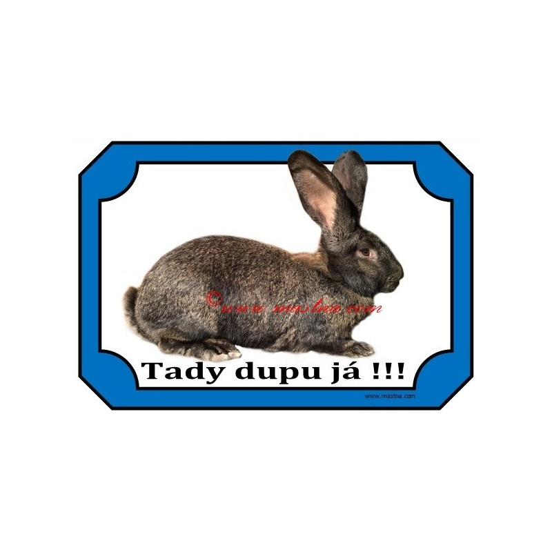 Tabulka králík belgický obr železitý