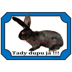 Tabulka králík belgický obr černý