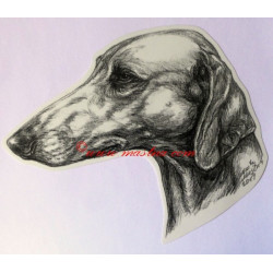 Samolepka azavak, chrt