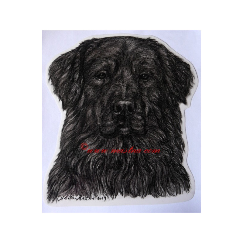 Samolepka hovawart černý