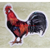 Samolepka kohout vlaška, drůbež