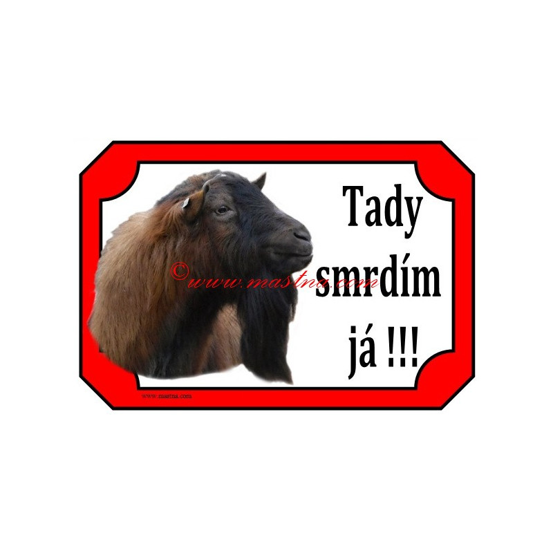 Tabulka kozel hnědý