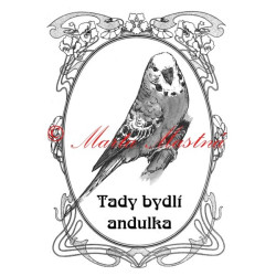 Tabulka papoušek vlnkovaný - andulka