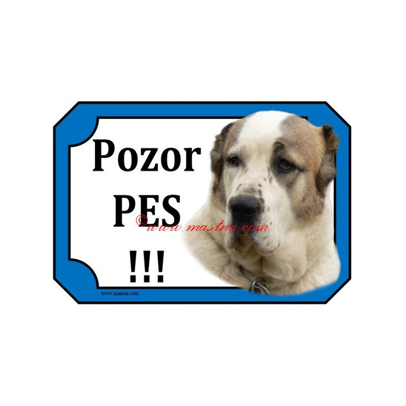 Tabulka středoasijský pastevecký pes, asiat