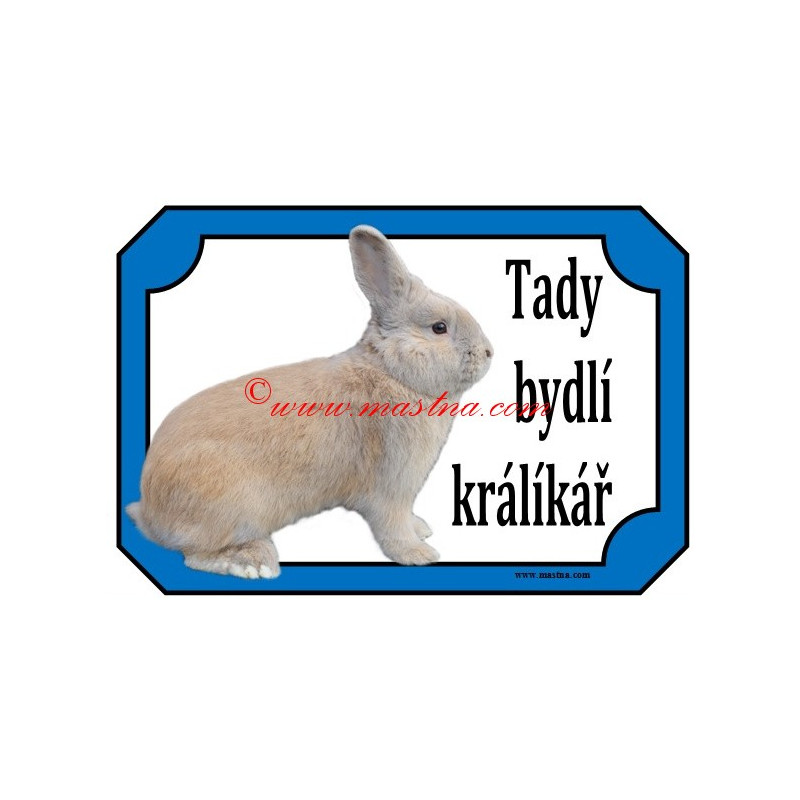 Tabulka králík český luštič