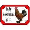 Tabulka drůbež, kohout, slepice zakrslá rousná