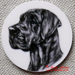 Německá doga magnet nebo placka