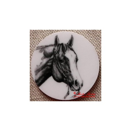 Kůň paint horse, western magnet nebo placka