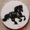 Kůň fríský magnet nebo placka