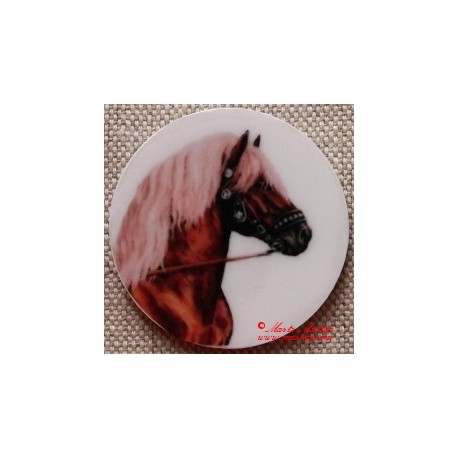Kůň českomoravský belgik magnet nebo placka