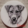Jack Russel teriér magnet nebo placka