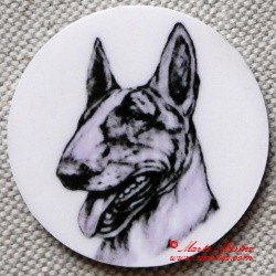 Bulteriér magnet nebo placka