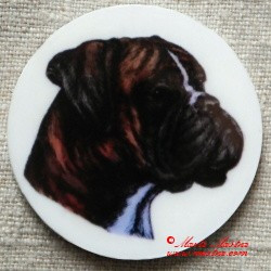 Boxer německý magnet nebo placka