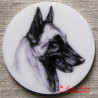 Belgický ovčák malinois magnet nebo placka