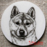 Šiba inu, shiba inu magnet nebo placka