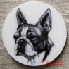 Boston teriér magnet nebo placka