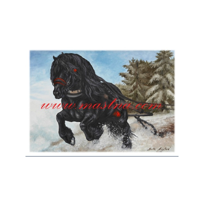 Autorský tisk chladnokrevník v tahu