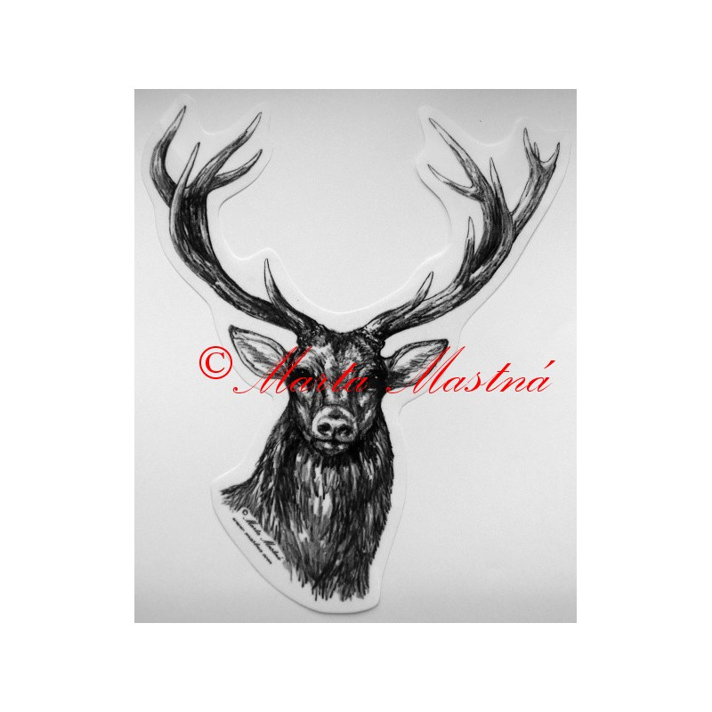 Samolepka jelen