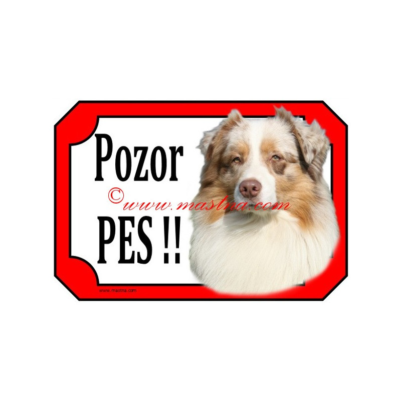 Tabulka australský ovčák