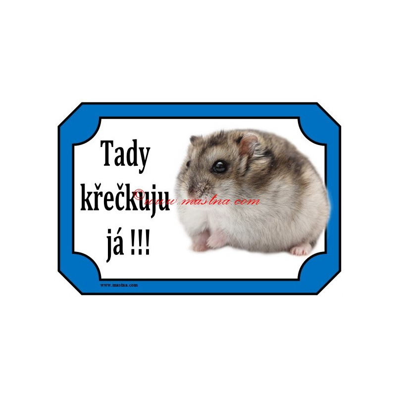 Tabulka křeček džungarský