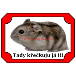 Cedulka křeček džungarský