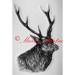 Samolepka jelen sika