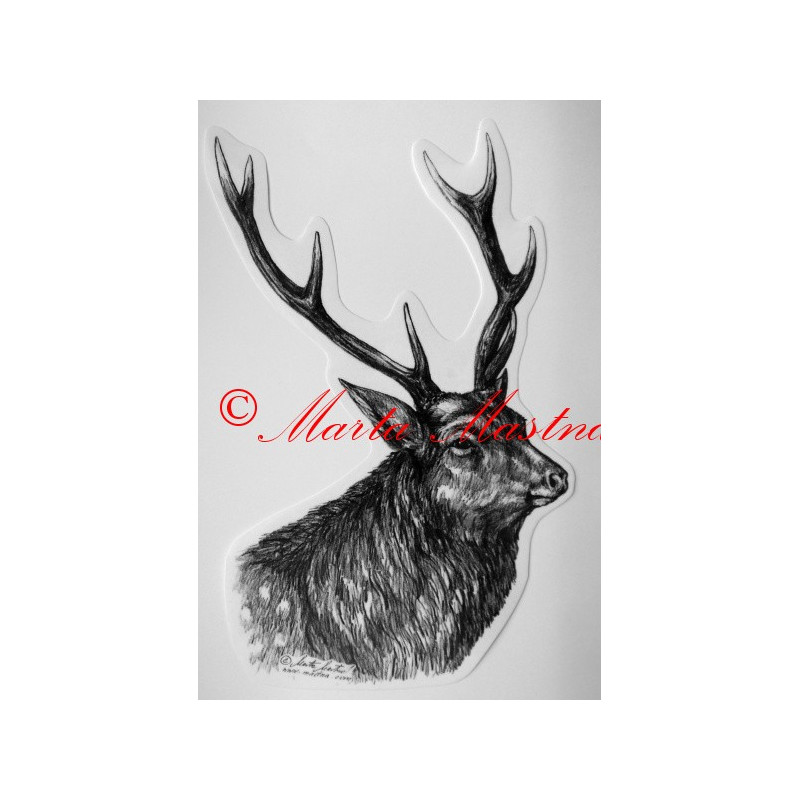 Samolepka jelen sika