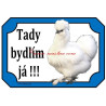 Cedulka drůbež hedvábnička