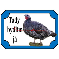 Cedulka krůta, krocan
