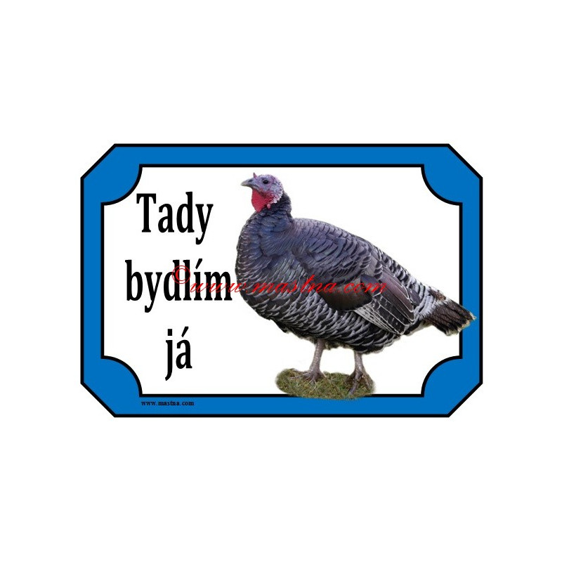 Cedulka krůta, krocan