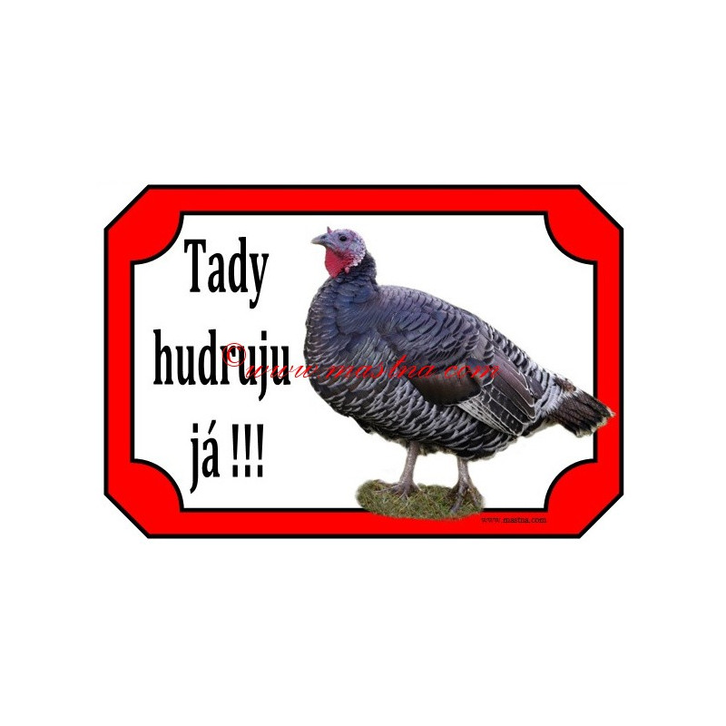 Cedulka krůta, krocan