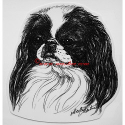 Samolepka japan chin, japončík