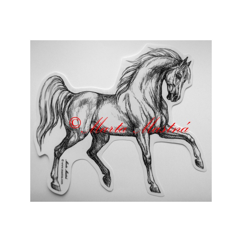 Samolepka kůň