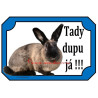 Cedulka králík kuní velký