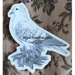 Samolepka holub česká čejka oboustranná