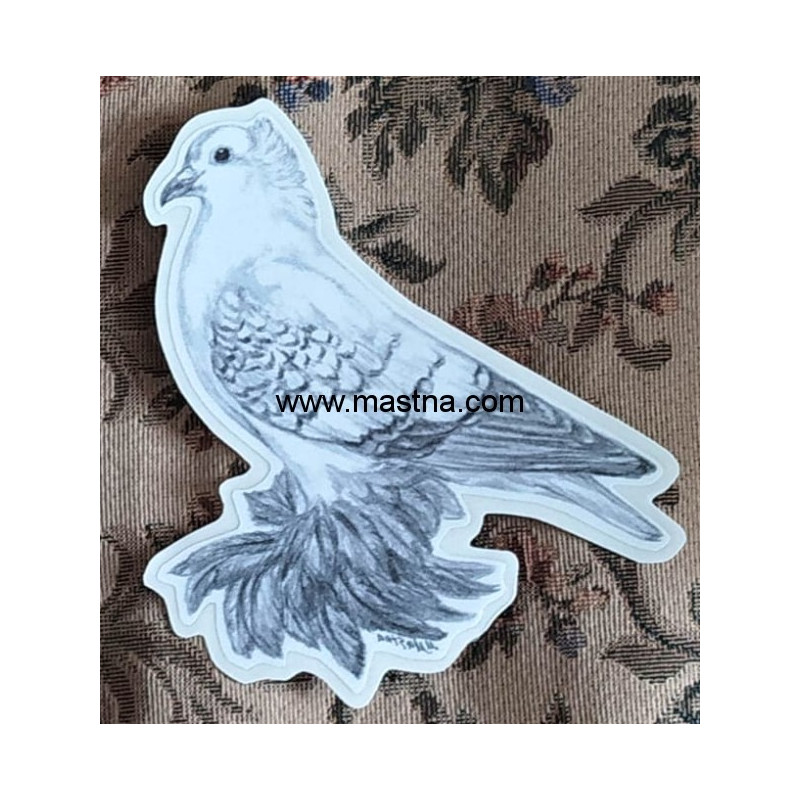 Samolepka holub česká čejka oboustranná