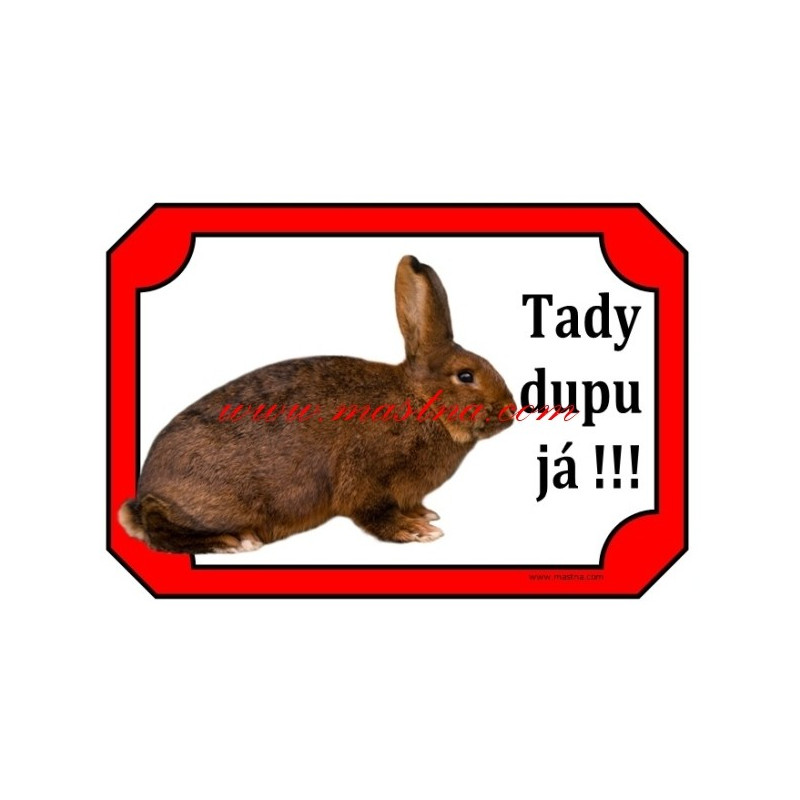 Cedulka králík dailenar