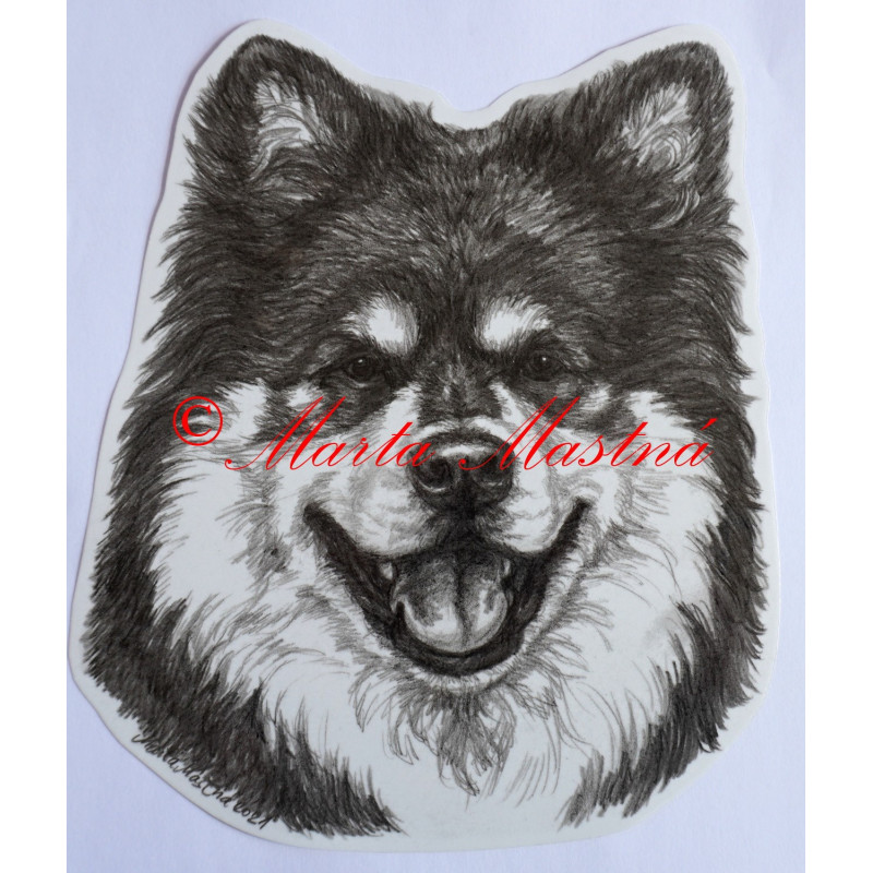 Samolepka lapinkoira