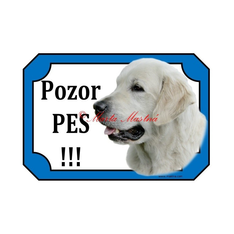 Tabulka zlatý retrívr, golden