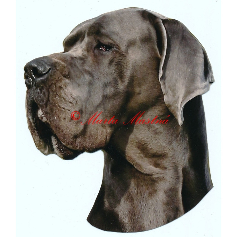 Samolepka německá doga