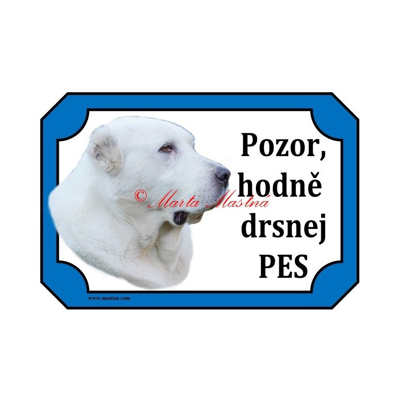 Cedulka středoasiat, středoasijský pastevecký pes