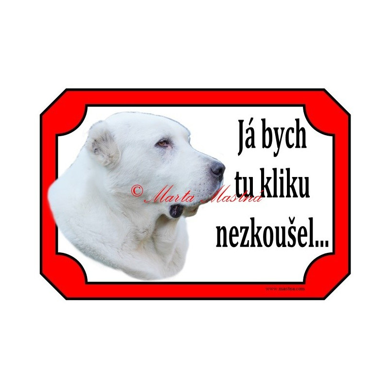 Cedulka středoasiat, středoasijský pastevecký pes