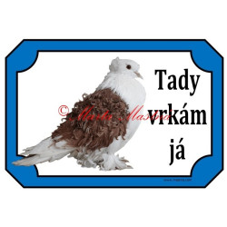 Cedulka holub kudrnáč