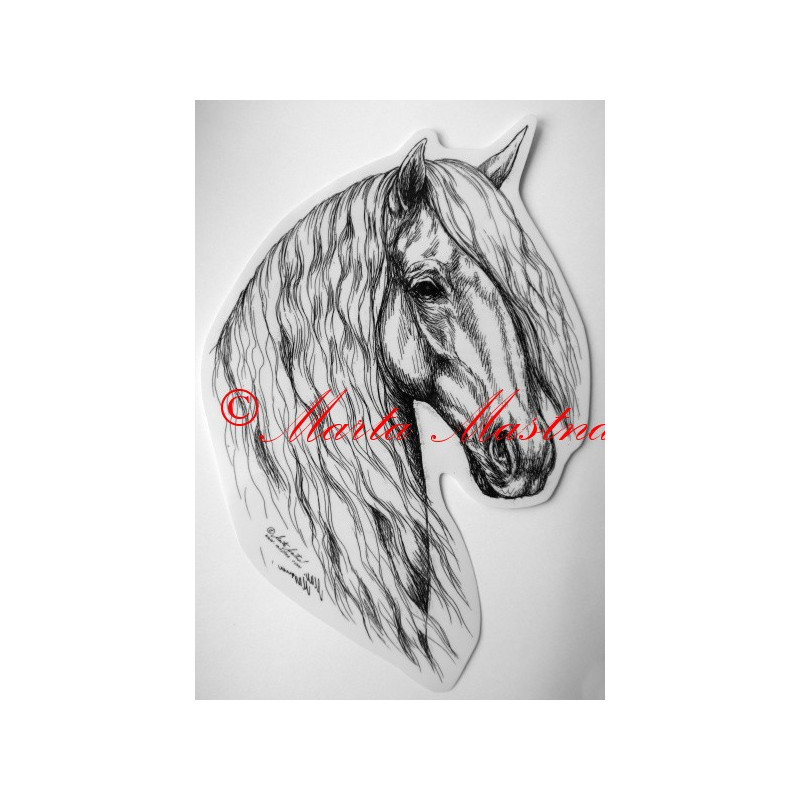 Samolepka kůň andaluzan, pura raza espaňola