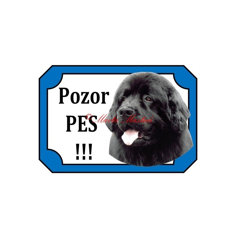 Tabulka novofundlandský pes