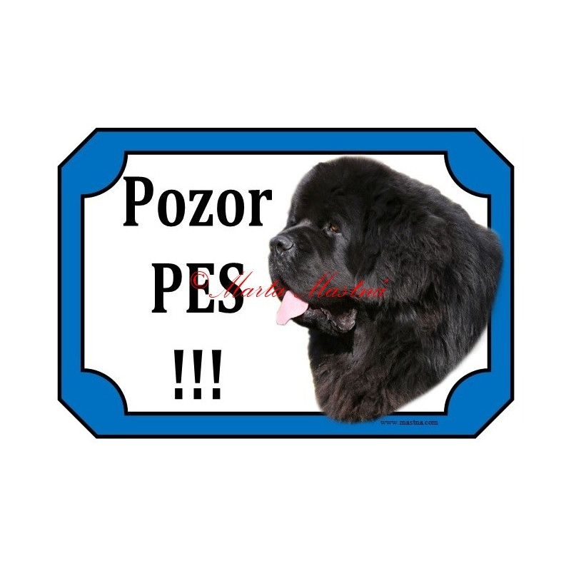 Tabulka novofundlandský pes