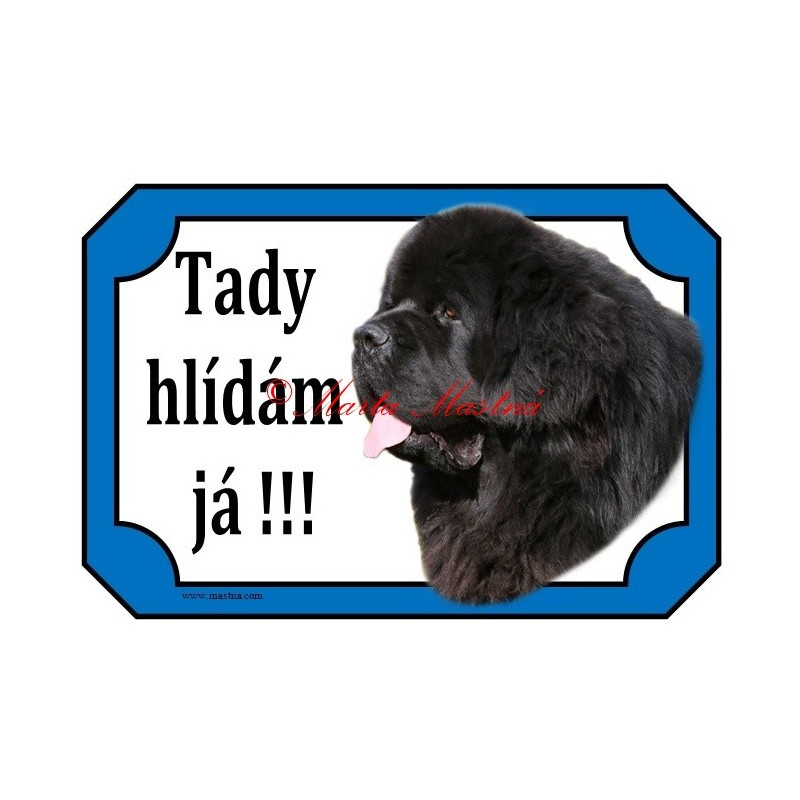 Tabulka novofundlandský pes