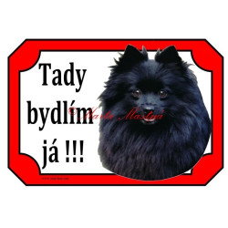 Cedulka německý špic