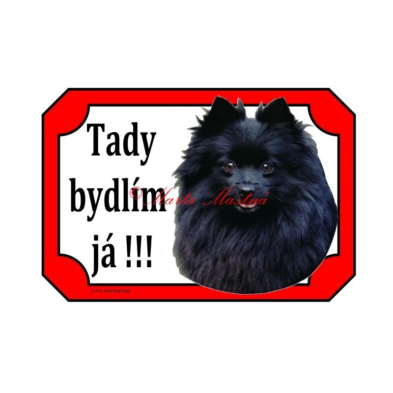 Cedulka německý špic