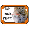 Cedulka kočka perská
